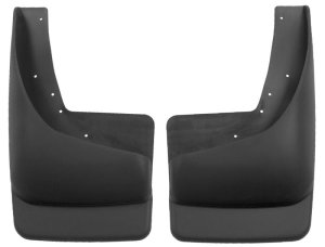 Chevrolet Silverado Mud Guards - Rear - Husky Liners - Custom-Molded, FormFit Design, With Fender Flares - Paintable Matte Finish - `99-`06